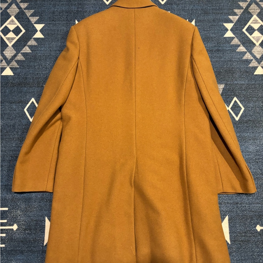 Men's Camel J.Crew Topcoat - Picture 2 of 8